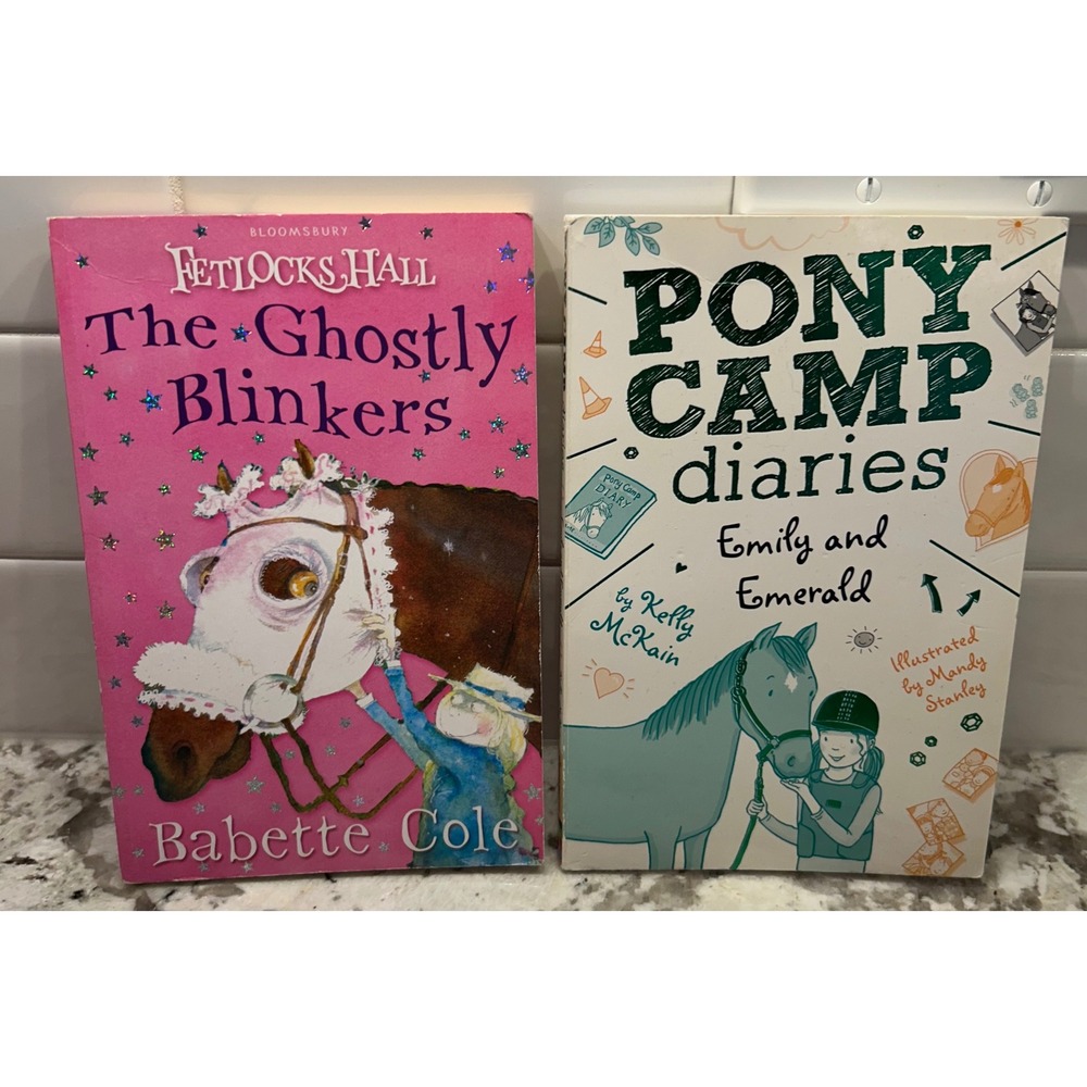 The Ghostly Blinkers‎ & Pony Camp Diaries Emily and Emerald Children's Books Lot